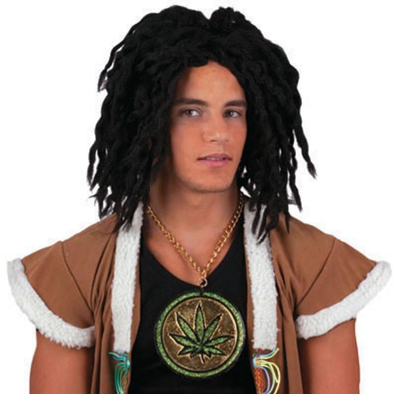 FUNNY FASHION Paruka rasta dredy