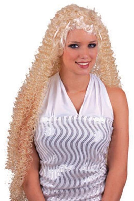 FUNNY FASHION Paruka dlouhá blond anděl