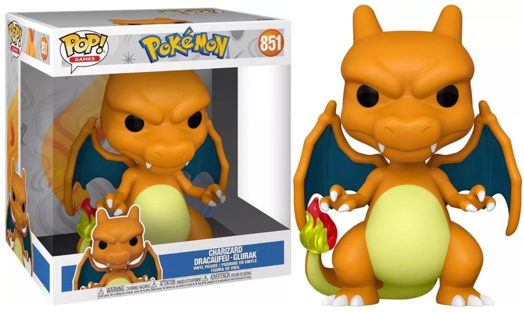 Funko Pop! Pokemon Jumbo Charizard 25 cm 851