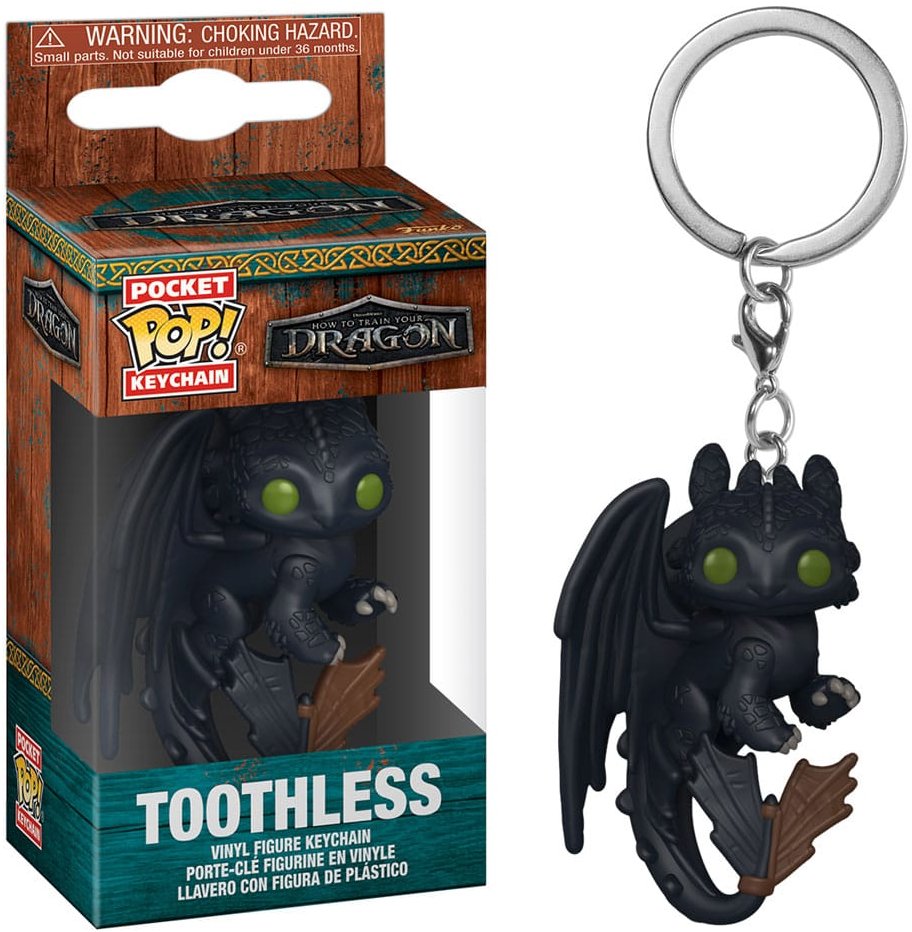 Funko Pop! Keychain How to Train Your Dragon Toothless