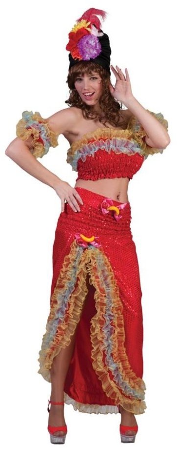 Funny Fashion Dámský kostým Samba tanečnice 32-34 XS