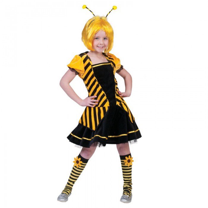 Funny Fashion Dětský kostým Včelka Betty 152