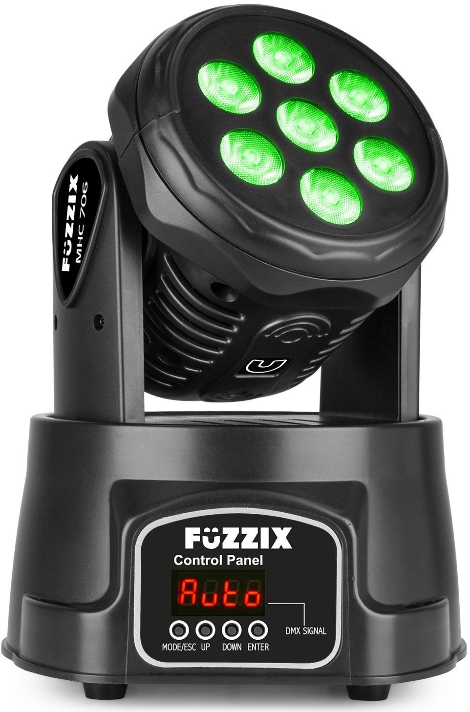 Fuzzix Otočná hlava MHC706 Wash 7 × 6 W RGBW