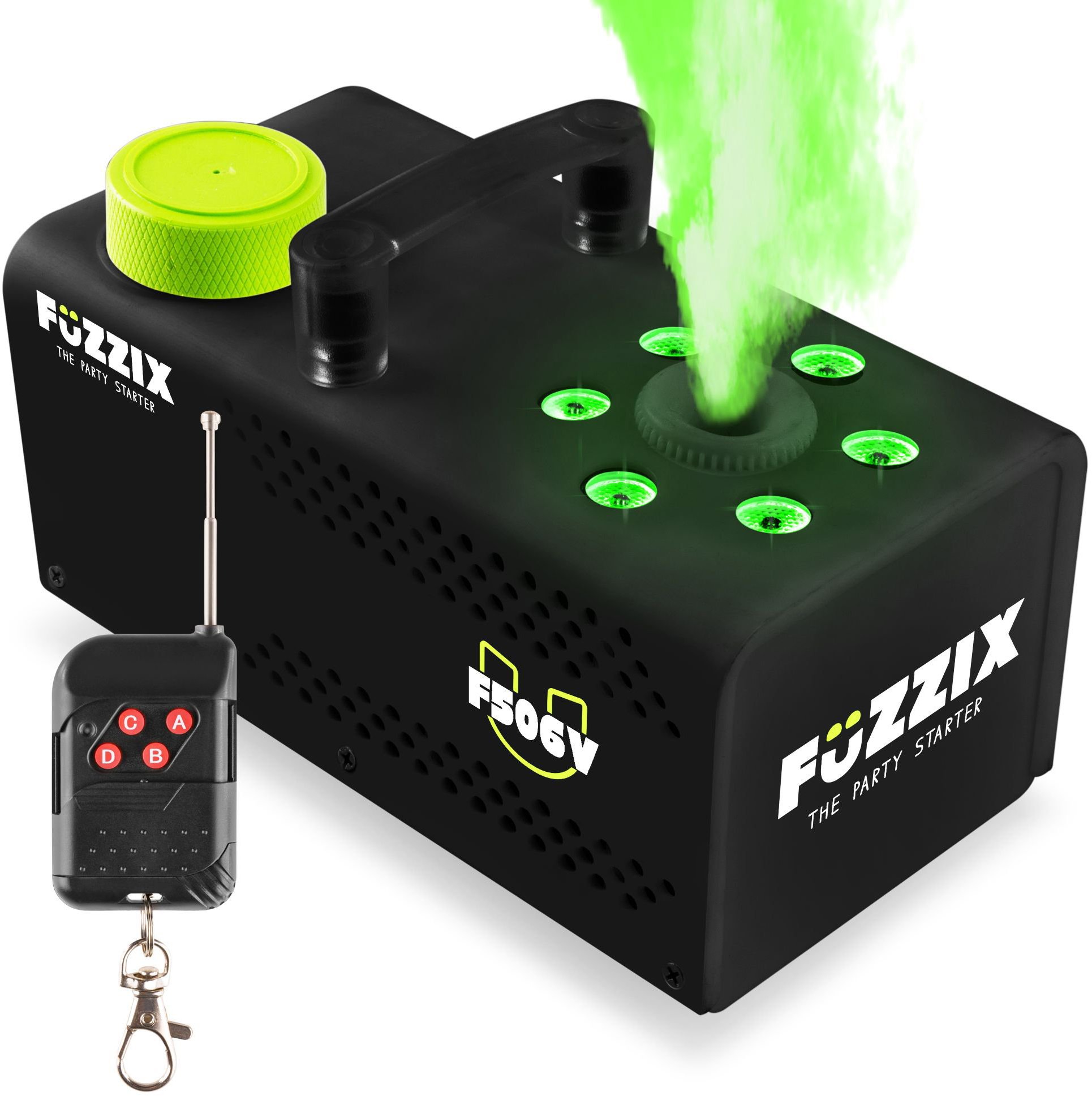 Fuzzix F506V Vertical Smoke Machine 6 LED RGB