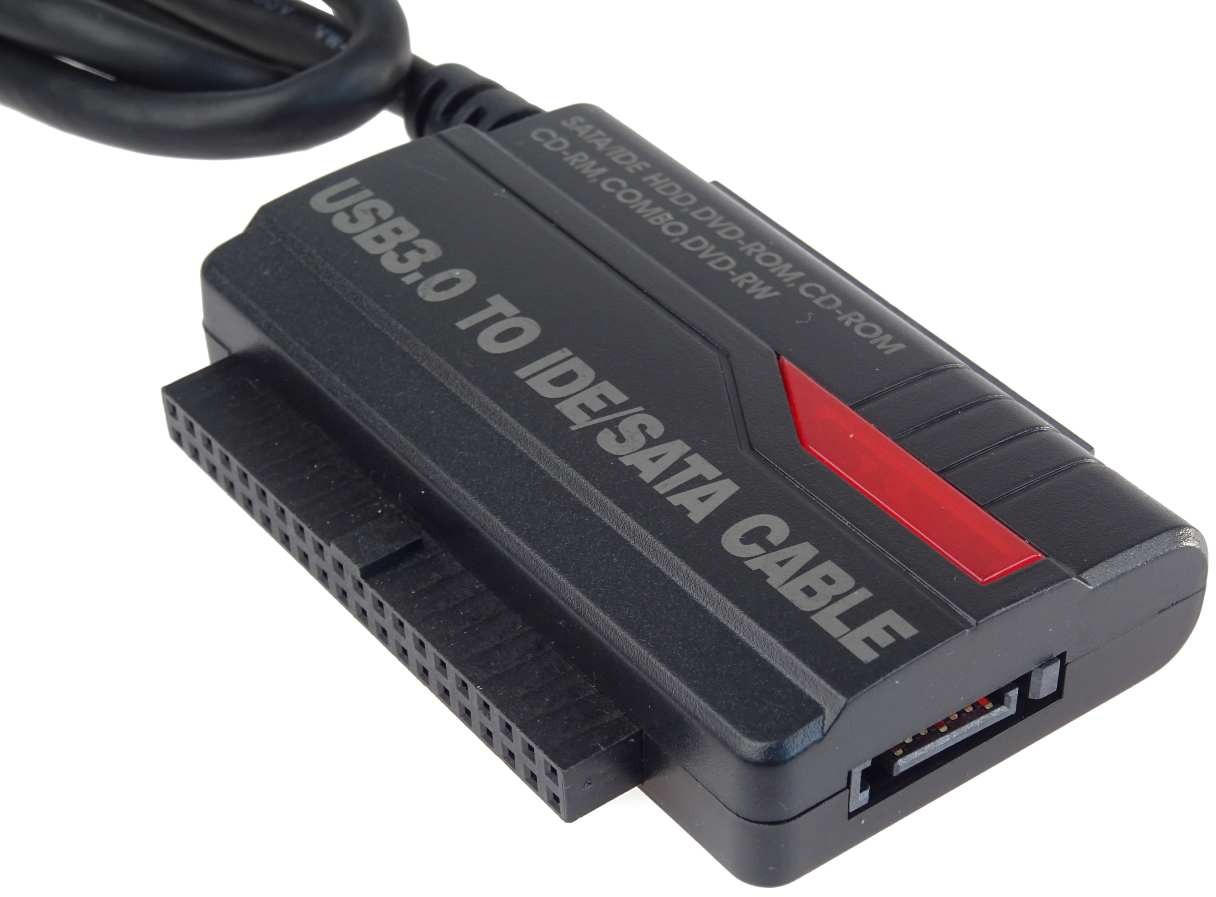PremiumCord - konvertor USB 3.0 --> SATA, pro 2.5" i 3.5" zařízení, AC adaptér