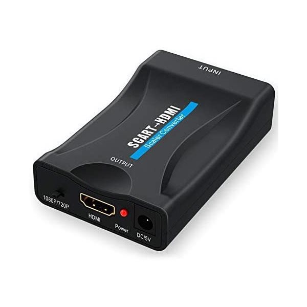 Převodník SCART na HDMI 1080P s napájecím zdrojem 230V