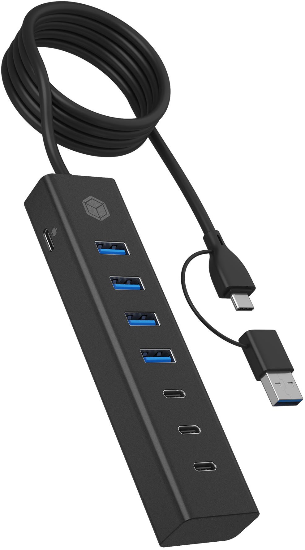 Icy Box IB-HUB1737-C3 s 7 USB porty