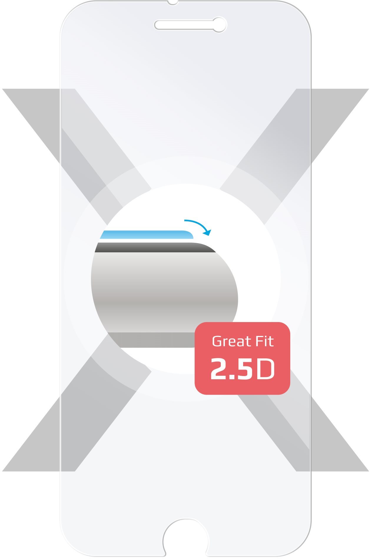 FIXED pro Apple iPhone 6/6S/7/8/SE (2020/2022)
