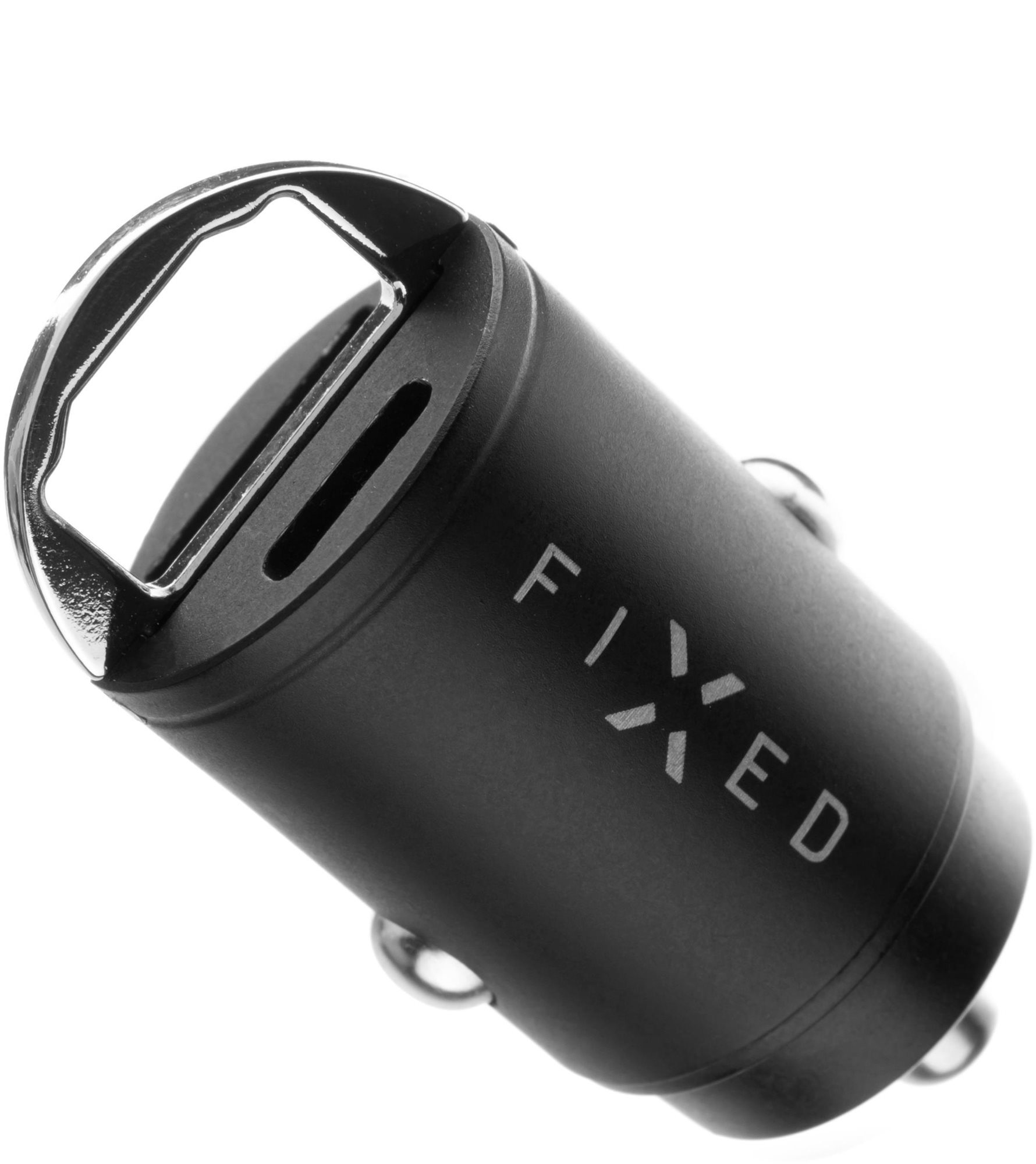 FIXED PD Rapid Charge Car Mini s USB-C a USB-A výstupem podpora PD a QC 3.0 30W černá