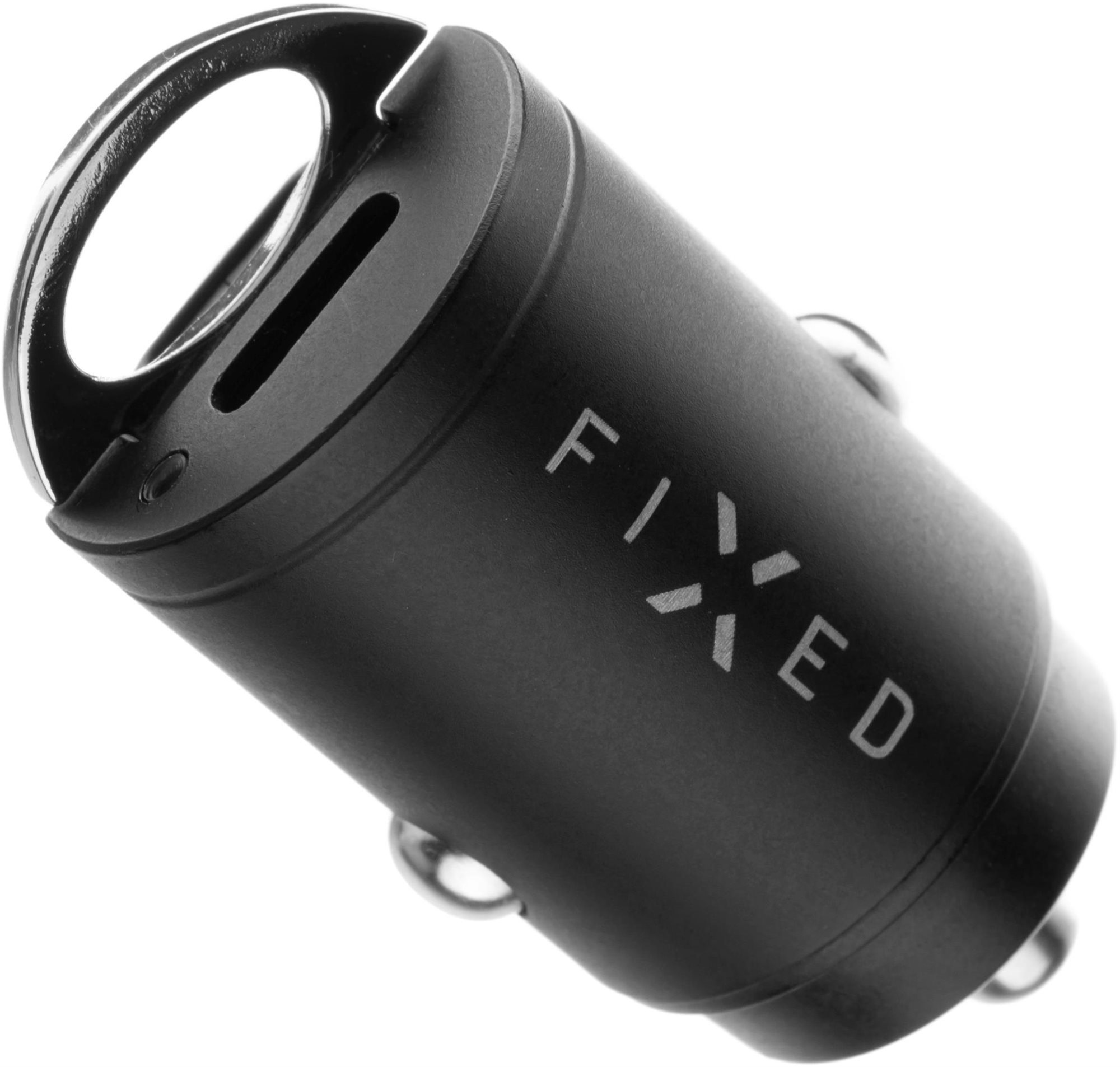 FIXED PD Rapid Charge Car Mini s 2xUSB-C výstupem podpora PD 30W černá