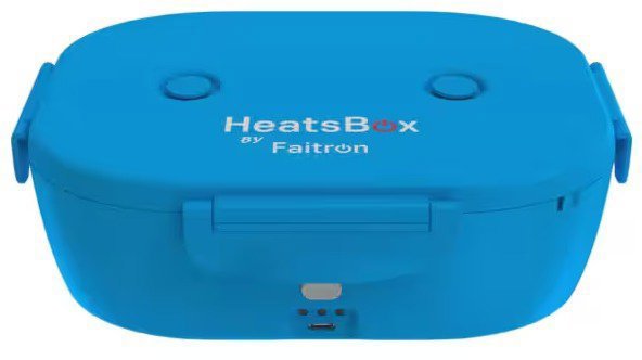 Faitron HeatsBox GO Light chytrý ohřívací obědový box na baterii, modrý