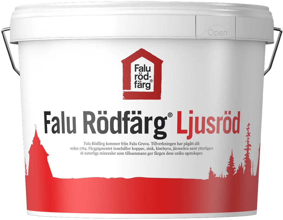 Falu Rödfärg Barva na dřevo, 10 l, světle červená