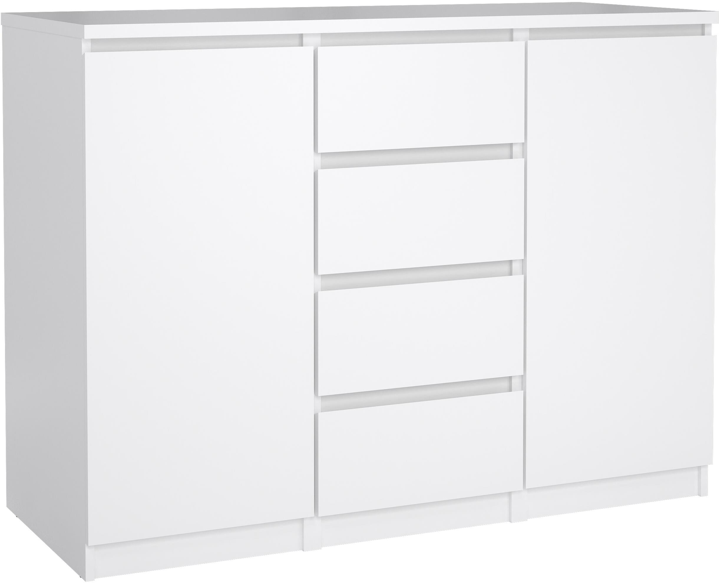 FALCO Komoda Simplicity 236 bílý lesk