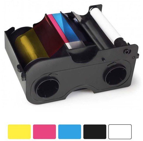 Barevná páska Fargo DTC1250e YMCKO s čisticí rolí