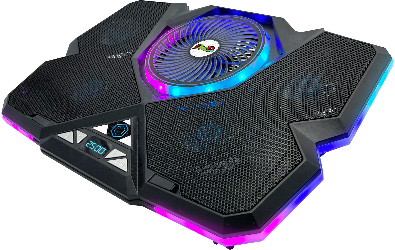 FroggieX NitroCooling Notebook cooler with phone holder