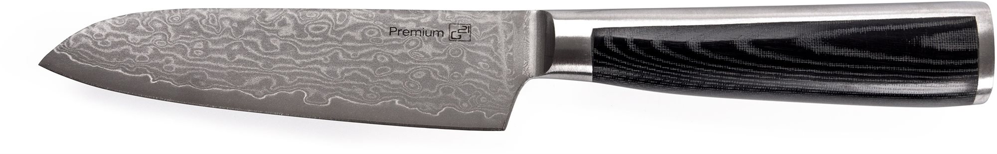 G21 Damascus Premium 13 cm, Santoku