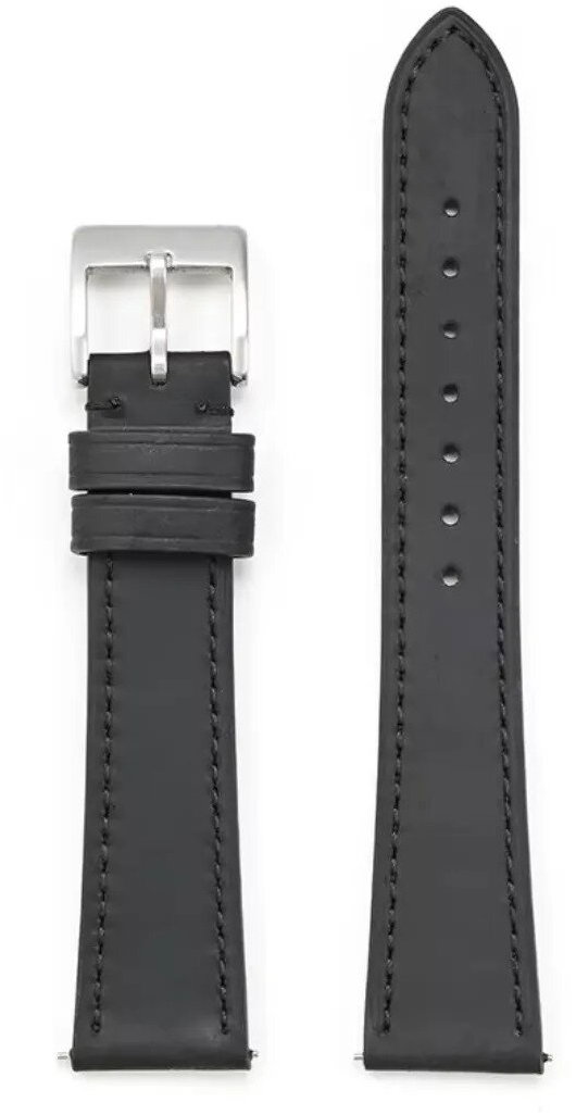 GAIRA Řemínek na hodinky 3413 černý 22 mm