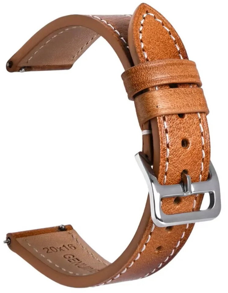 GAIRA Řemínek na hodinky 3408 světle hnědý 20 mm
