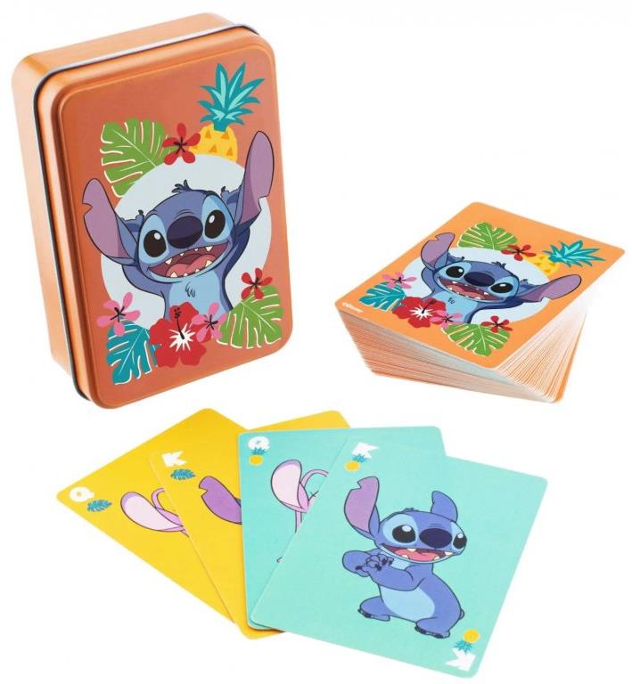 Lilo & Stitch - hrací karty v kovové krabičce