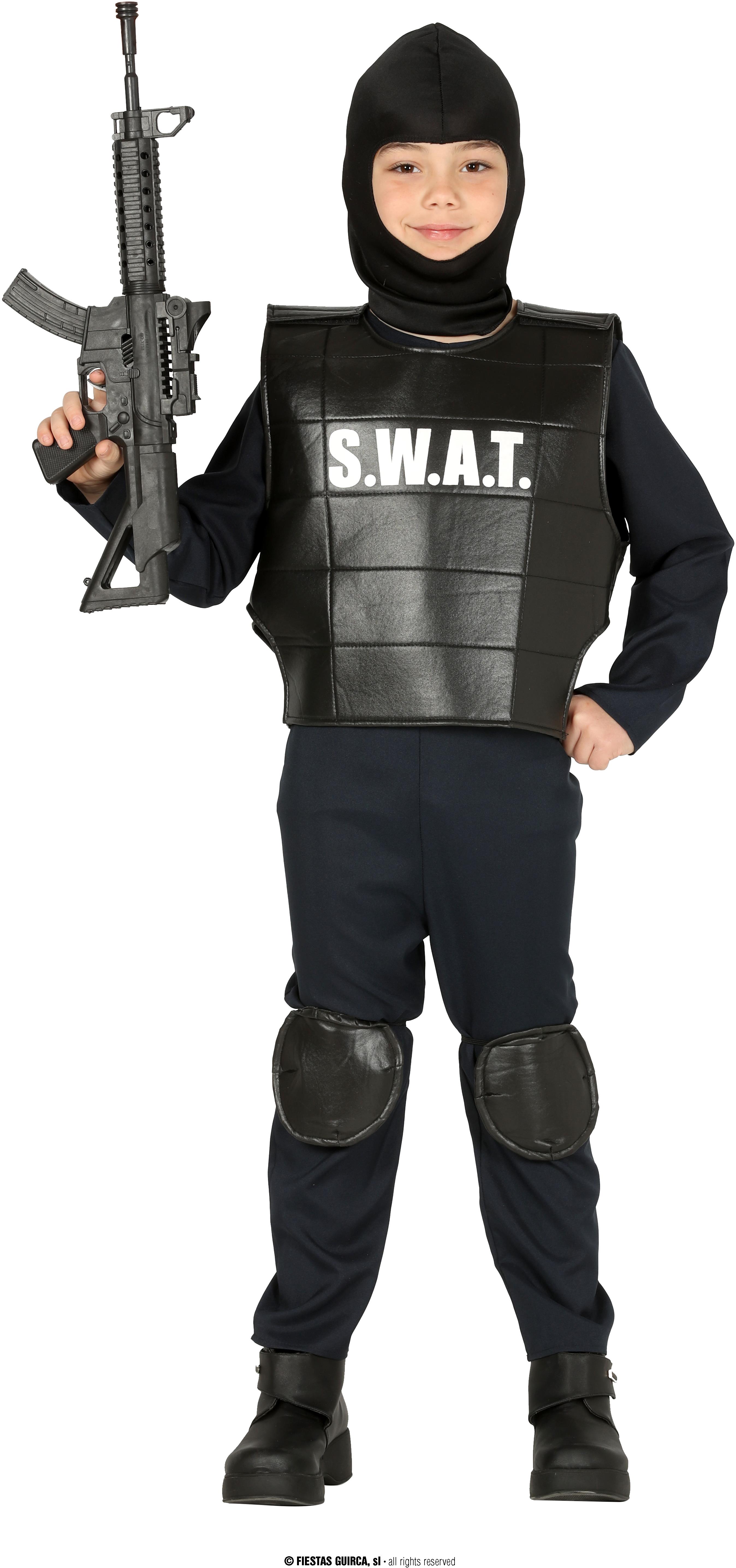 Guirca Policista SWAT kostým dětský 10–12 let