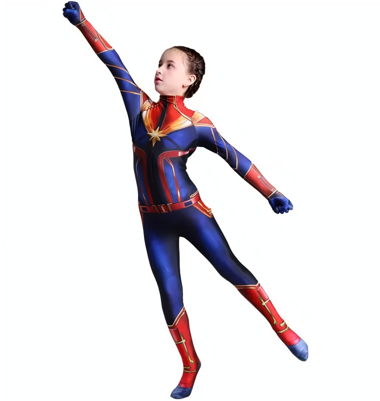 FunCo Kostým Superhrdinka Captain Marvel 122-134