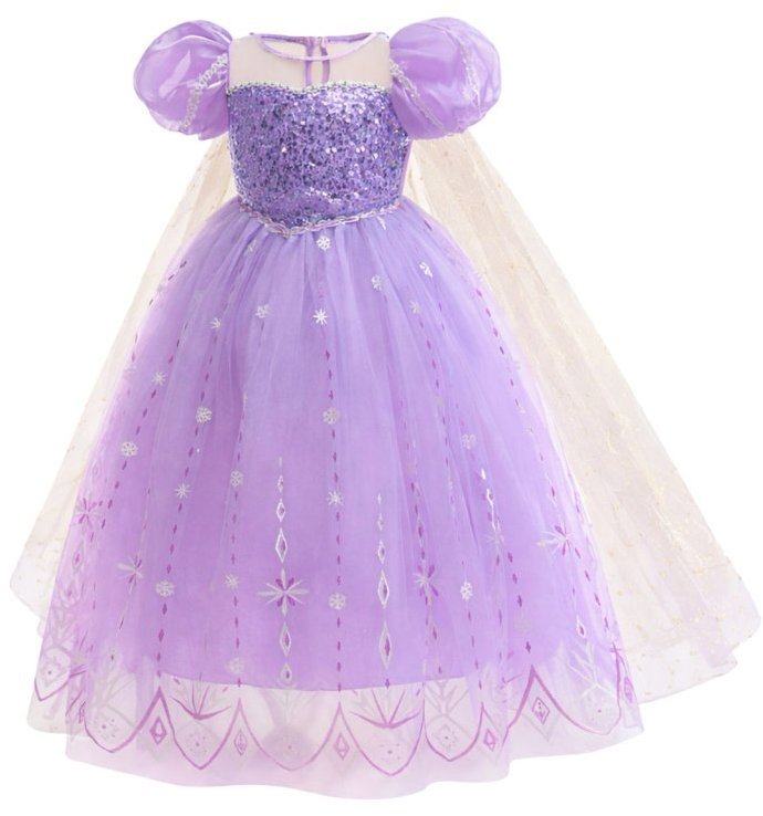 PRINCESS Pohádkové šaty s vlečkou vel. 110 - Princezna Violet
