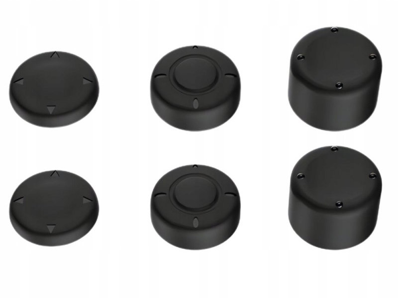 Verk 06412 Ochranné silikonové kryty Joy-Con Nintendo Switch 2, 6 ks, černé