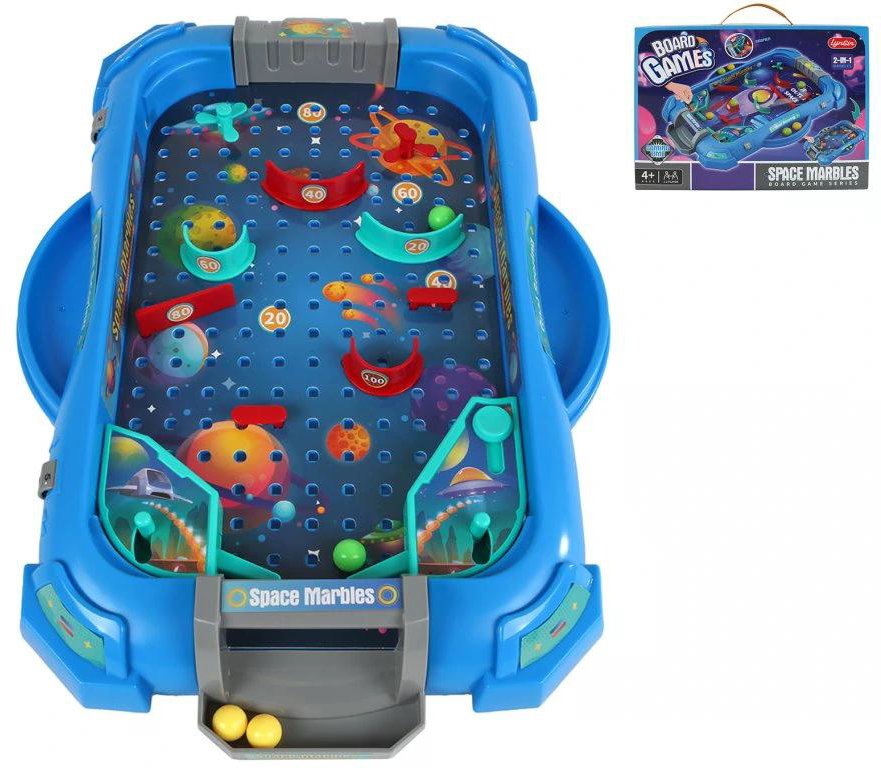 Micro Trading Pinball vesmír stolní hra 33,5 × 24,5 × 6 cm 2 v 1