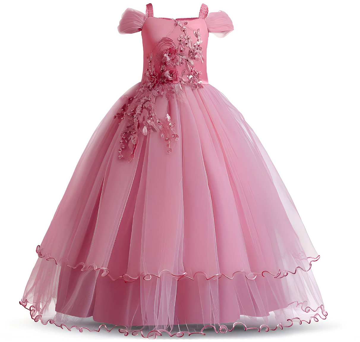 Princess Pohádkové šaty vel. 7 - 8 let - Princezna Růžička