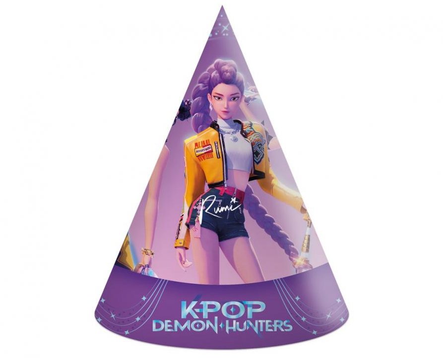 GoDan Papírové kloboučky K-POP DEMON HUNTERS, Lovci démonů, 6 ks