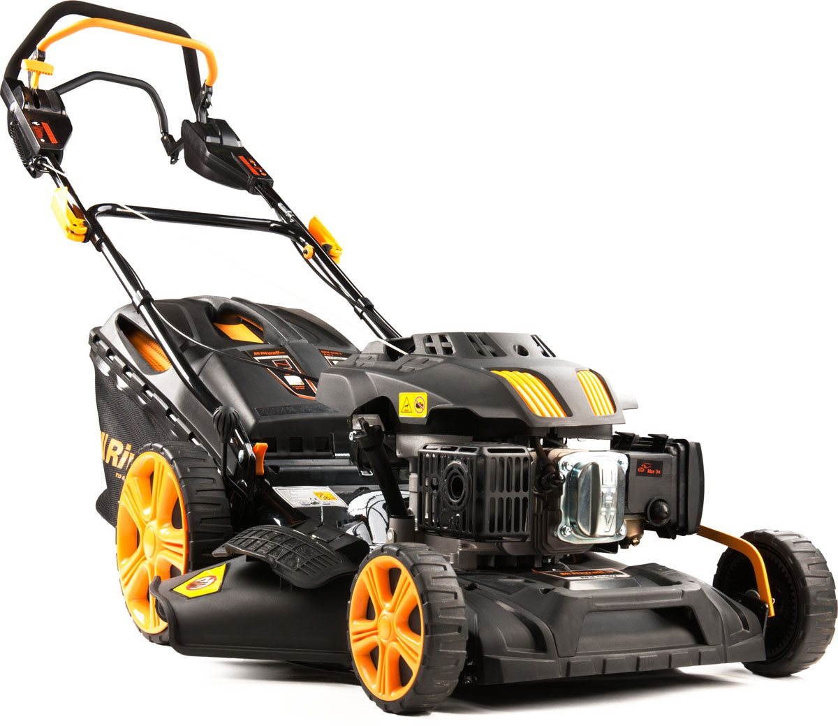 RIWALL PRO Rotační sekačka benzínová s variabilním pojezdem 4v1 RPM 5140 V