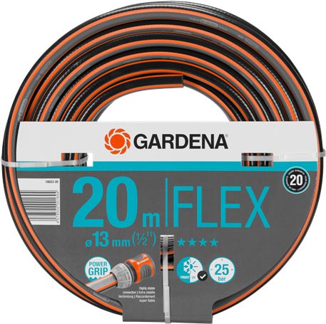 GARDENA Hadice zahradní Flex Comfort 13 mm 1/2", černo/oranžová - délka 20 m