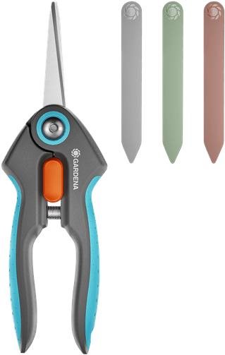 Gardena - Nůžky na bylinky FreshCut, se jmenovkami 12212-36