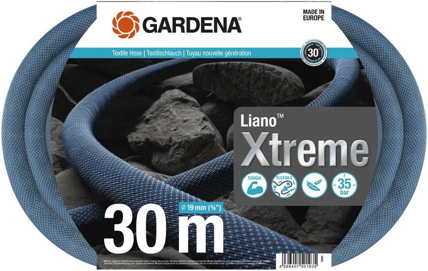 GARDENA Hadice zahradní, textilní Liano Xtreme 19 mm, 3/4" - délka 30 m