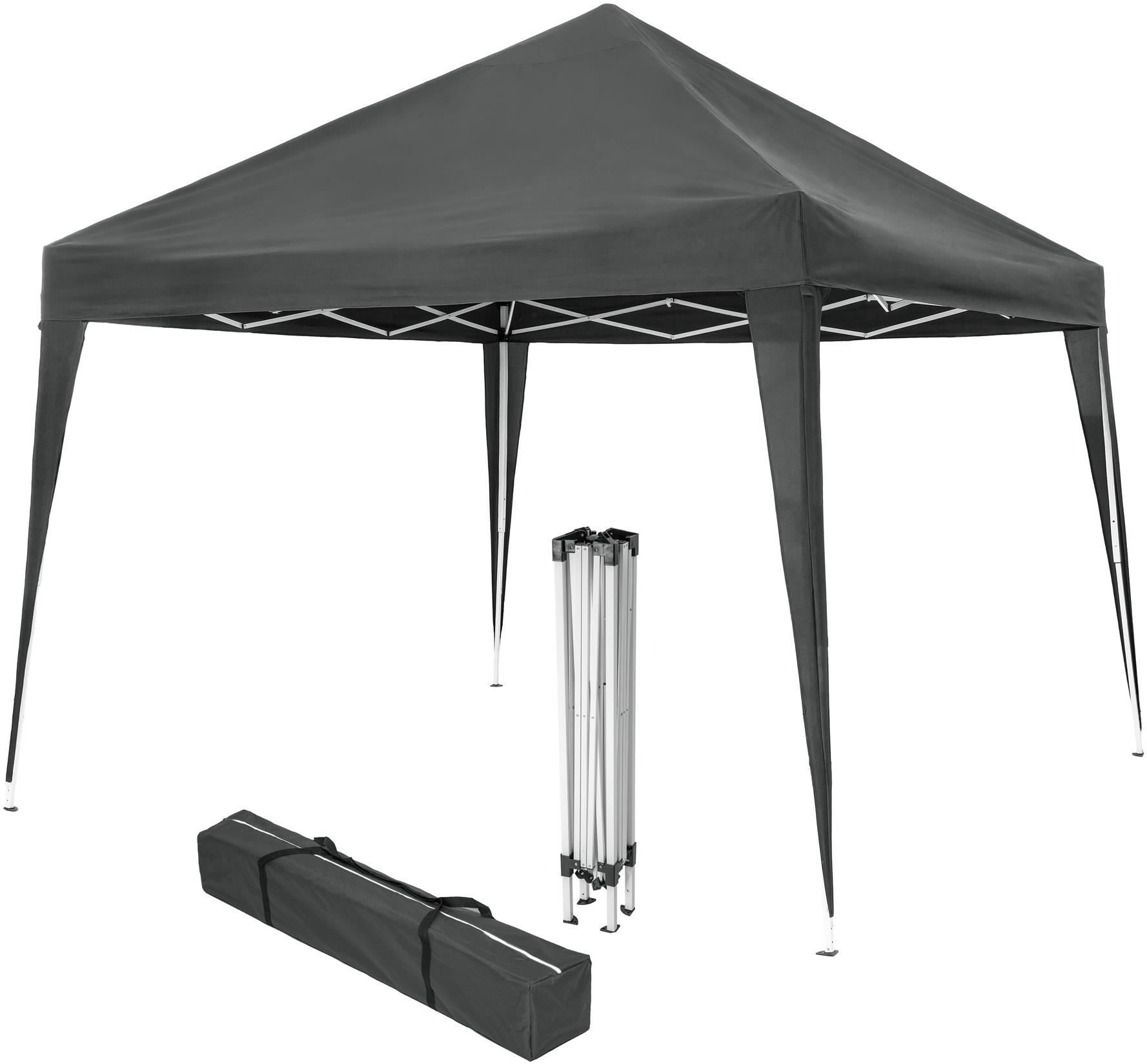 Tectake Skládací pavilon Linosa 3 × 3 m, šedý