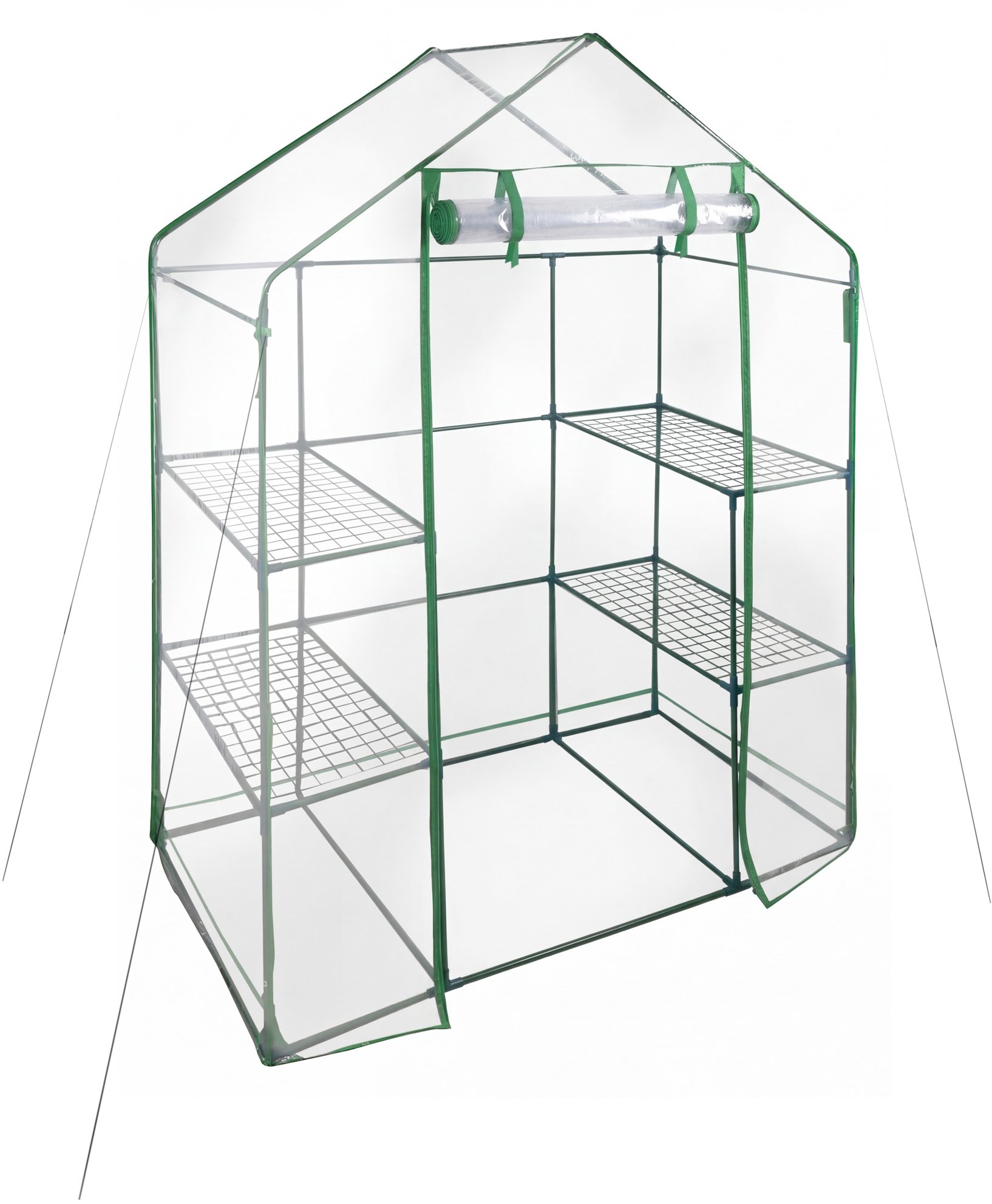 GARVIA Fóliovník Rafano rolovací vstup 143 × 73 × 195 cm PVC