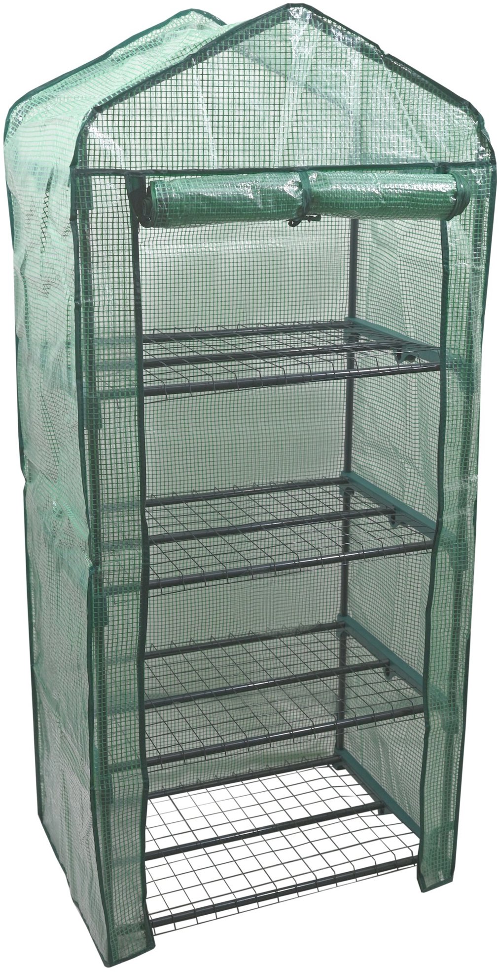 GARVIA Fóliovník Aneto rolovací stěna 4 patra vyztužená fólie 69 × 49 × 158 cm PE