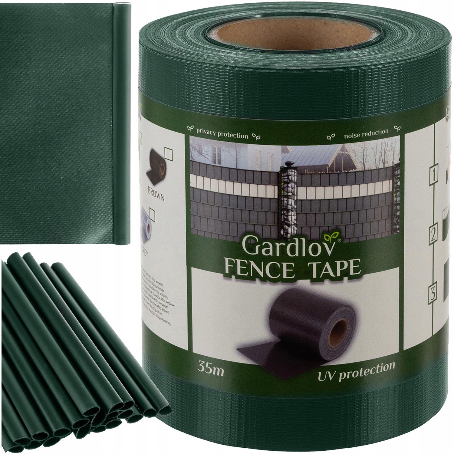 Gardlov páska na oplocení 19 cm × 35 m 450 g /m2 zelená 23699