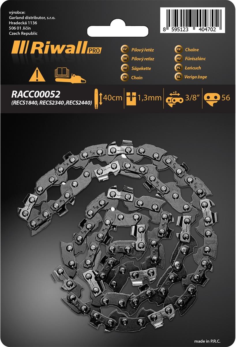 RIWALL PRO Náhradní řetěz pro pilu (RECS 2440 / 2440e) RACC00052