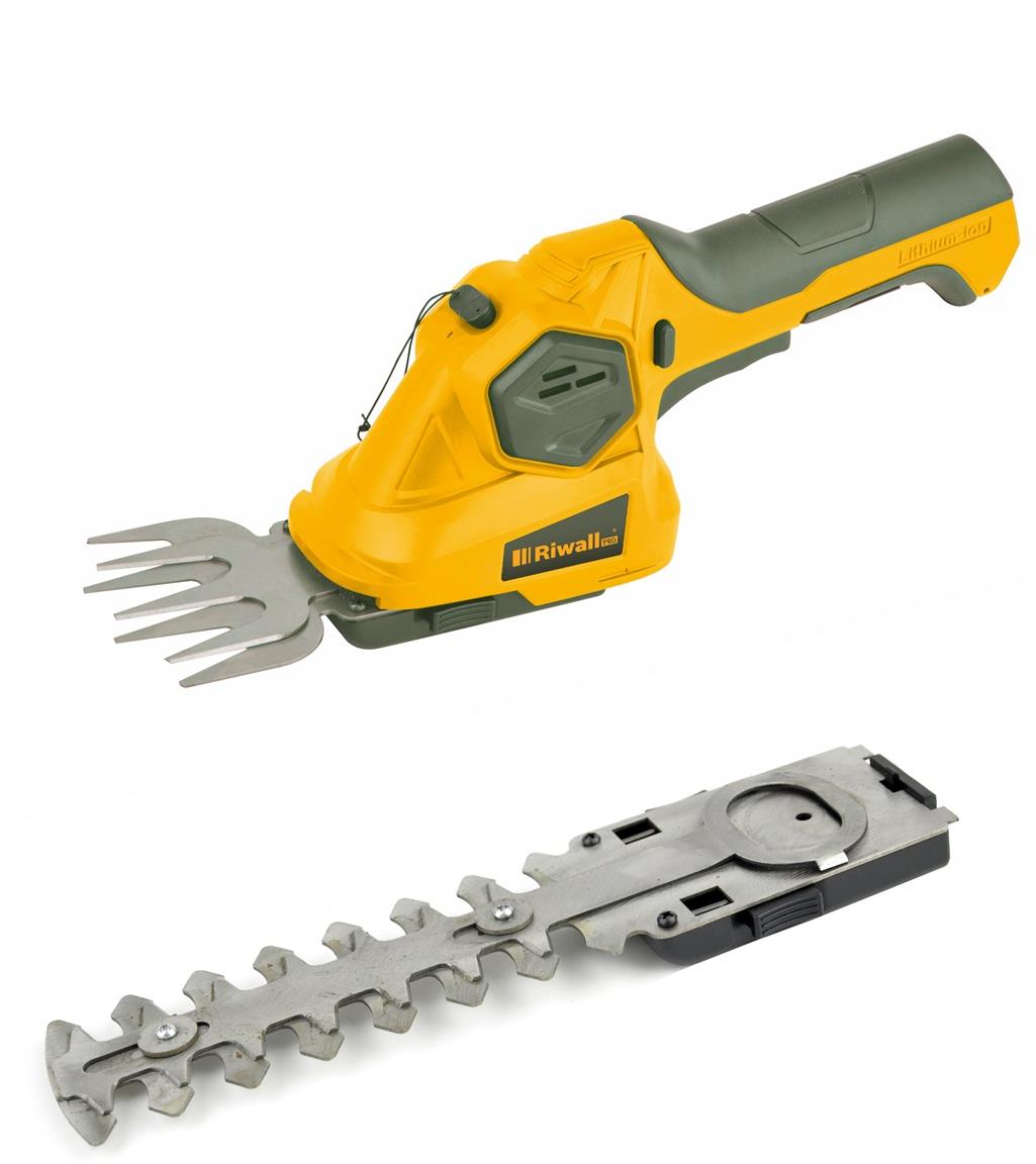 RIWALL PRO Nůžky na trávu a keře AKU PRO RASH 1236 (1x1,5 Ah)