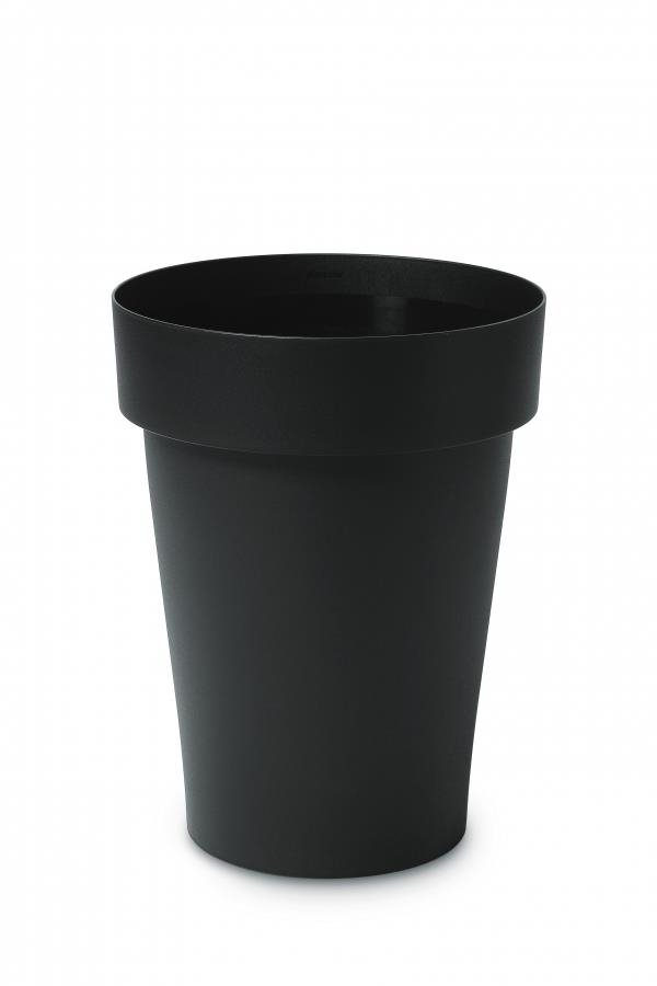 GARDINO Květináč MELROSE, průměr 40 cm, 65 cm vysoký, antracit