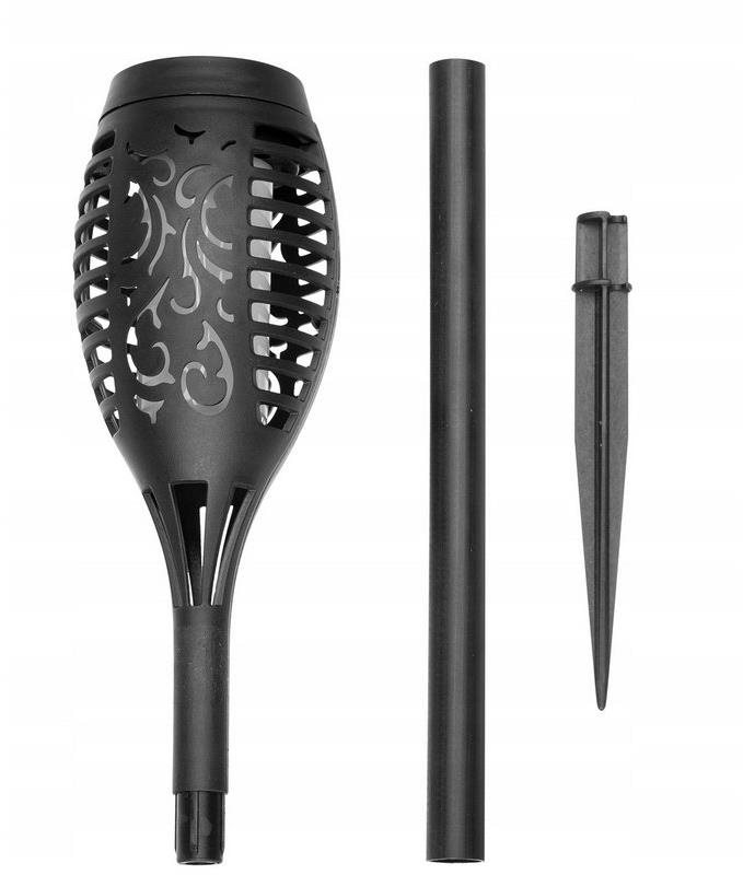 Gardlov 23559 zahradní solární pochodeň 12 LED, 3.7 V , 51 cm, 1 ks