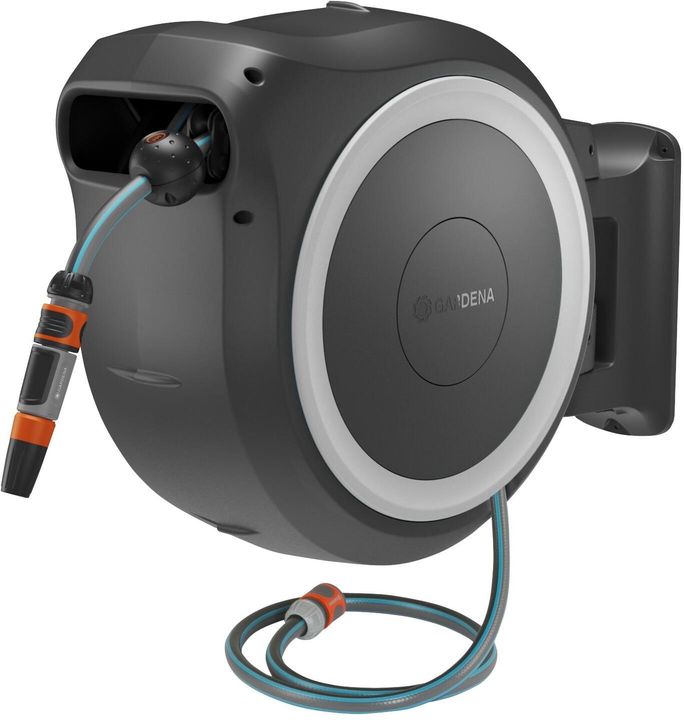 GARDENA PowerRoll XXL nástěnný box na hadici 40 m, bílý - set