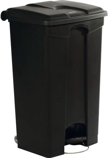 Gastro Plastový pedálový koš 90 l, černý