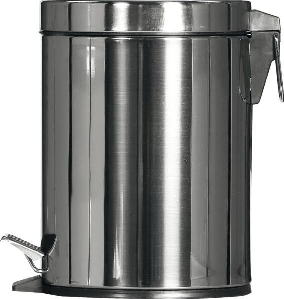 Gastro Nerez pedálový odpadkový koš 5 l, stříbrný