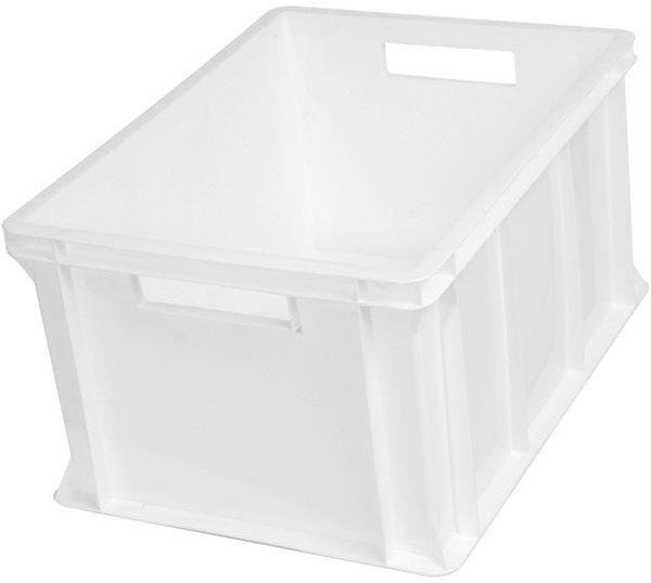 Gastro Přepravka plast 20 l, 40 × 30 × 21 cm, bílá