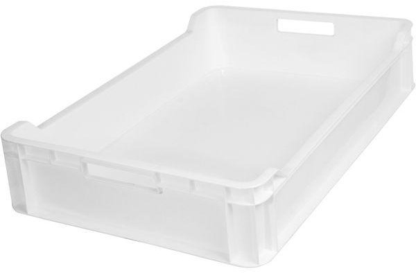 Gastro Přepravka plast 23 l, 60 × 40 × 11 cm, bílá