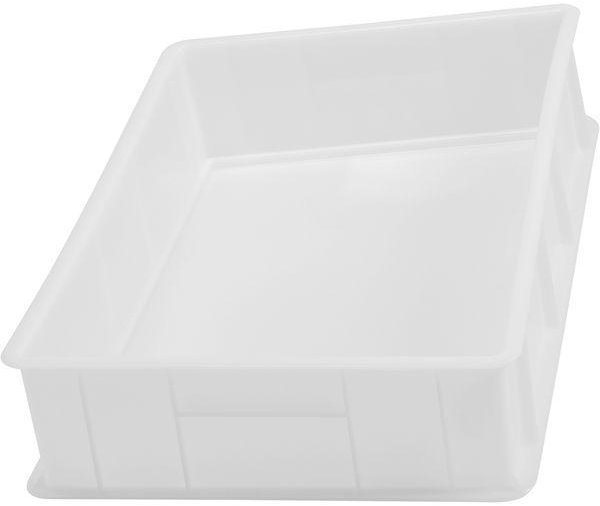 Gastro Přepravka plast 25 l, 60 × 40 × 13 cm, bílá