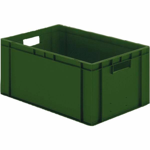 Gastro Přepravka plast 60 × 40 × 21 cm, zelená