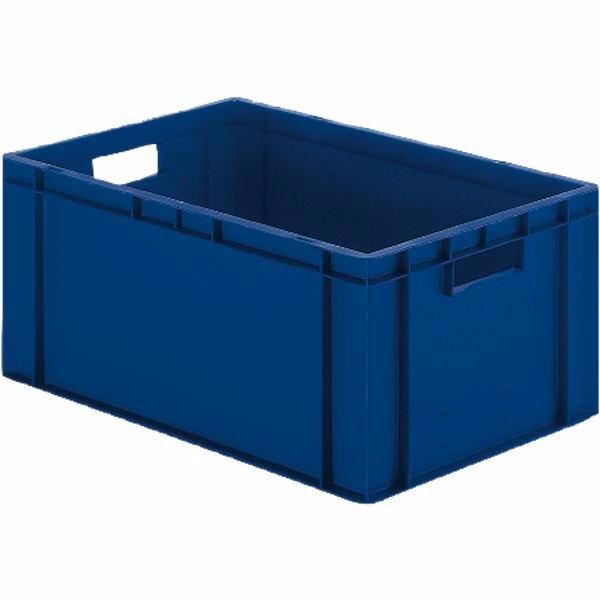 Gastro Přepravka plast 60 × 40 × 21 cm, modrá